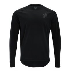 Dżersej z długim rękawem Silvini Cortino. Czarne bluzy męskie Silvini, m, bez wzorów, z dżerseju, sportowe, bez ramiączek, bez kaptura. Za 254.50 zł.