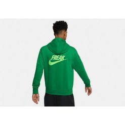Bluza męska nike giannis freak pullover hoodie pine green. Zielone bluzy męskie Nike, m, bez wzorów, sportowe, bez ramiączek, bez kaptura. Za 359.00 zł.