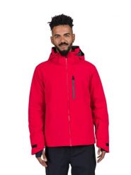Kurtka Narciarska Rossignol męska Blackside JKT czerwona. Czerwone kurtki sportowe męskie Rossignol, na zimę, l, bez wzorów, z materiału, z kapturem, narciarskie, primaloft. Za 1,699.00 zł.