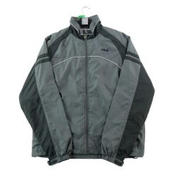 Kurtka męska z podszewką mesh szara. Szare kurtki męskie Fila, l, bez wzorów, z meshu, eleganckie, bez kaptura. Za 164.76 zł.
