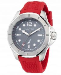 Zegarek Nautica Męski szara tarcza 46 mm NAPKMF202 (2075478). Szare zegarki męskie Nautica, bez wzorów. Za 464.99 zł.