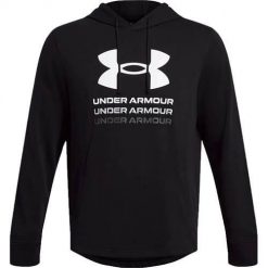 Bluza sportowa męska Under Armour B23506. Białe bluzy sportowe męskie Under Armour, m, bez wzorów, z kapturem, na fitness i siłownię. Za 275.55 zł.