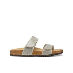 Sandały damskie Geox Brionia R D. Szare sandały damskie Converse, bez wzorów, bez obcasa, bez zapięcia. Za 384.50 zł.