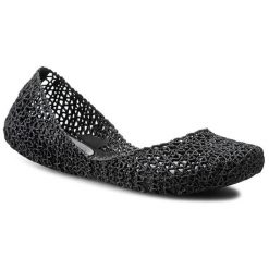 Baleriny Melissa. Czarne balerinki damskie Melissa, bez wzorów, bez obcasa, bez zapięcia. Za 229.99 zł.
