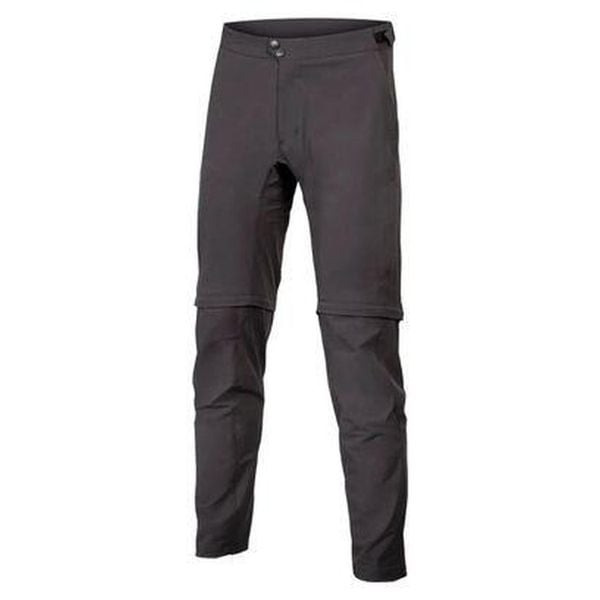 Spodnie rowerowe męskie Endura GV500 Zip Off. Czarne spodnie sportowe męskie ENDURA, m, bez wzorów. Za 479.99 zł.