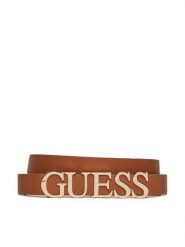Guess Pasek Damski BW9231 P5235 Brązowy. Brązowe paski damskie Guess, z aplikacjami, ze skóry. Za 119.99 zł.