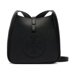 Torebka Tory Burch. Czarne listonoszki damskie Tory Burch, bez wzorów, bez dodatków. Za 1,504.00 zł.