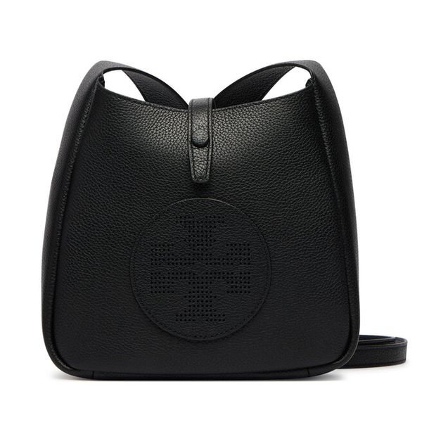 Torebka Tory Burch. Czarne listonoszki damskie Tory Burch, bez wzorów, bez dodatków. Za 1,504.00 zł.