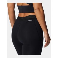 Legginsy termiczne turystyczne damskie Columbia Stretch. Czarne bielizna sportowa damska Columbia, xl, bez wzorów. Za 197.99 zł.