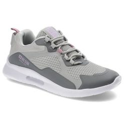 Szare Sneakersy Big Star Damskie Sportowe Buty. Szare obuwie sportowe damskie BIG STAR, na wiosnę, z aplikacjami, ze skóry ekologicznej, bez zapięcia. Za 199.00 zł.