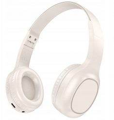 Słuchawki bezprzewodowe nauszne Hoco W46 białe. Białe słuchawki nauszne Hoco. Za 33.15 zł.