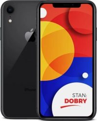 Smartfon poleasingowy Apple APPLE IPHONE XR 128GB BLACK | STAN DOBRY. Czarne smartfony Apple. Za 1,149.00 zł.