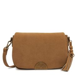 Torebka DeeZee. Brązowe listonoszki damskie DeeZee, bez wzorów, bez dodatków. Za 129.99 zł.