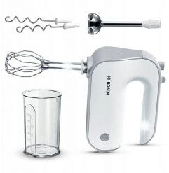 Mikser Bosch Mikser Bosch MFQ4070 500W 5 stopni prędkości 2 końcówki Funkcja Turbo Mocny. Miksery Bosch. Za 622.18 zł.