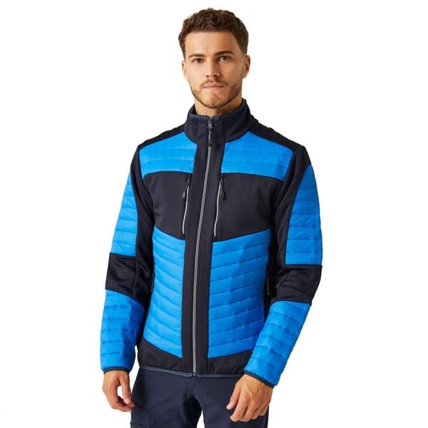 Męska Hybrydowa Kurtka Termiczna. Czarne kurtki męskie Regatta, m, bez wzorów, z dzianiny, bez kaptura. Za 213.99 zł.