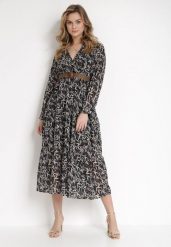 Czarna Sukienka Epicenter. Czarne sukienki damskie Born2be, na imprezę, l, bez wzorów, eleganckie, bez kołnierzyka, bez ramiączek, maxi, kopertowe. Za 109.99 zł.