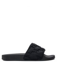 KARL LAGERFELD Klapki KL80949 Czarny. Czarne klapki damskie KARL LAGERFELD, bez wzorów, z materiału, bez obcasa, bez zapięcia. Za 329.99 zł.