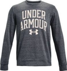 Under Armour Under Armour Rival Terry Crew 1361561-012 szare M. Szare bluzy męskie Under Armour, m, bez wzorów, bez ramiączek, bez kaptura. Za 160.22 zł.