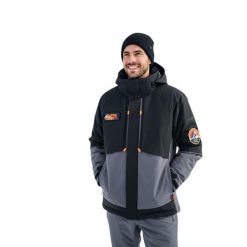 Kurtka narciarska męska Phenix GTX. Czarne kurtki sportowe męskie Phenix, na zimę, l, z aplikacjami, z gore-texu, bez kaptura, narciarskie, gore-tex. Za 2,122.00 zł.