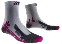 Skarpetki trekkingowe damskie X-Socks® Outdoor sportowe. Szare skarpetki damskie X-Socks, bez wzorów, z elastanu. Za 44.49 zł.