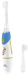 Szczoteczka Eta Szczoteczka do zębów | ETA071090020 | Zasilana bateriami | Dla dzieci | Liczba szczoteczek w zestawie 2 | Liczba trybów szczotkowania. Białe szczoteczki elektryczne ETA. Za 59.25 zł.