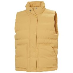 Damska kurtka bez rękawów Helly Hansen Escape. Brązowe kurtki sportowe damskie Helly Hansen, na jesień, uniwersalny, bez wzorów, z puchu, bez ramiączek, bez kaptura, trekkingowe. W wyprzedaży za 580.50 zł.