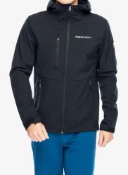 Kurtka softshell męska Hannah Briston. Czarne kurtki męskie Hannah, na zimę, m, bez wzorów, z materiału, bez kaptura, trekkingowe. Za 389.39 zł.