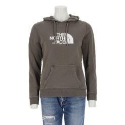 Second life - Damska bluza TNF Khaki - Stan bardzo dobry. Zielone bluzy damskie The North Face, bez wzorów, bez ramiączek, bez kaptura. Za 127.76 zł.