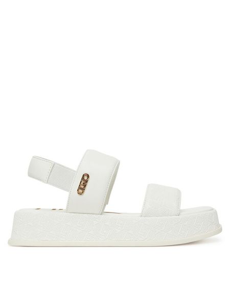 Liu Jo Sandały You 754 4A5725 EX123 Biały. Białe sandały damskie Liu Jo, bez wzorów, ze skóry, bez obcasa, na płaskiej podeszwie, bez zapięcia. Za 649.99 zł.