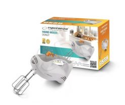 Mikser ręczny Esperanza Donut EKM009 (250W; kolor biały). Białe blendery Esperanza. Za 37.99 zł.