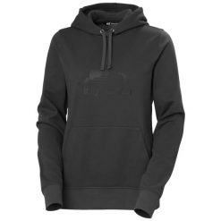 Bluza damska z kapturem Helly Hansen Nord Graphic. Brązowe bluzy damskie Helly Hansen, s, bez wzorów, z bawełny, bez ramiączek, z kapturem. Za 385.00 zł.