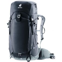 Plecak turystyczny Deuter Trail Pro 36 - blk/shale/shale. Czarne plecaki męskie Deuter, bez wzorów, z materiału, klasyczne. Za 749.99 zł.