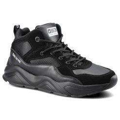 Czarne Sneakersy Big Star Damskie Sportowe Półbuty. Czarne półbuty damskie BIG STAR, bez wzorów, z materiału, retro, bez obcasa, na płaskiej podeszwie, bez zapięcia. Za 155.00 zł.