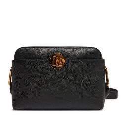 Torebka Coccinelle. Czarne listonoszki damskie Coccinelle, bez wzorów, bez dodatków. Za 879.99 zł.