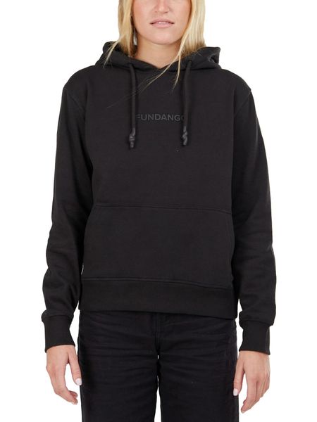 Bluza damska Fundango Mirage z kapturem. Czarne bluzy damskie FUNDANGO, xs, bez wzorów, z bawełny, sportowe, bez ramiączek, z kapturem. Za 239.90 zł.
