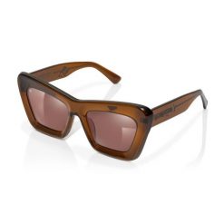 Okulary przeciwsłoneczne cat-eye Siroko Catty Brown. Brązowe okulary przeciwsłoneczne damskie SIROKO. Za 301.00 zł.