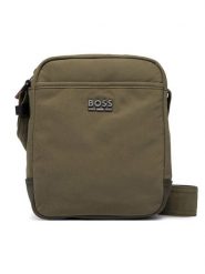 BOSS Saszetka 50568480 Zielony ciemny. Zielone saszetki i nerki męskie Boss, bez wzorów, z materiału. Za 449.99 zł.