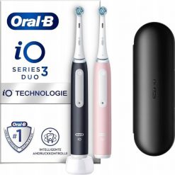 Szczoteczka Oral-B iO Series Series 3 Duo Black/Pink. Czarne szczoteczki elektryczne Oral-B. Za 571.97 zł.