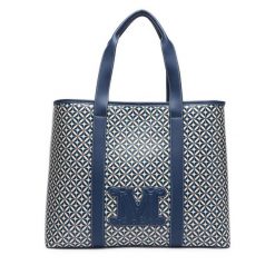 Torebka Max Mara Beachwear. Niebieskie shopperki damskie Max Mara Beachwear, bez wzorów, bez dodatków. Za 944.99 zł.