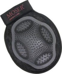 Moser Rękawica do czesania i czyszczenia sierści psów krótkowłosych, czarna. Golarki i trymery Moser. Za 53.98 zł.