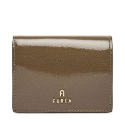 Portfel Furla. Brązowe portfele damskie Furla. Za 584.99 zł.