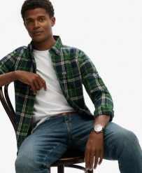 Superdry Koszula Lumberjack z długim rękawem, bawełna organiczna, relaxed. Niebieskie koszule damskie Superdry, m, z aplikacjami, z bawełny, klasyczne, bez kołnierzyka, bez ramiączek. Za 374.70 zł.