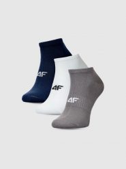 4F Skarpetki casual przed kostkę (3-pack) męskie - multikolor 39-42. Skarpety męskie 4F, bez wzorów, z bawełny. Za 44.99 zł.
