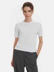 Beverly Hills Polo Club T-Shirt P-SS26W-M6564-0001 Biały Regular Fit. Białe t-shirty damskie Beverly Hills Polo Club, m, bez wzorów, z bawełny, bez kołnierzyka, bez ramiączek. Za 249.99 zł.