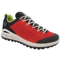 Buty trekkingowe damskie Grisport Grigio Scamosciato. Czerwone obuwie trekkingowe damskie Grisport, z gumy, bez zapięcia. Za 345.00 zł.