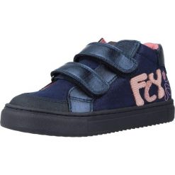 Buty GARVALIN 221331G Niebieski. Niebieskie obuwie trekkingowe damskie Garvalin, ze skóry, bez zapięcia. Za 151.99 zł.