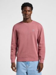 MESKA BLUZA LEE PATCH CREW SWS HENNA 112363880. Bluzy męskie Lee, m, bez wzorów, bez ramiączek, bez kaptura. Za 159.99 zł.