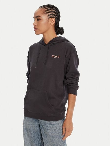 Roxy Bluza ERJFT04996 Szary Regular Fit. Szare bluzy damskie Roxy, l, bez wzorów, z bawełny, bez ramiączek, bez kaptura. Za 93.99 zł.