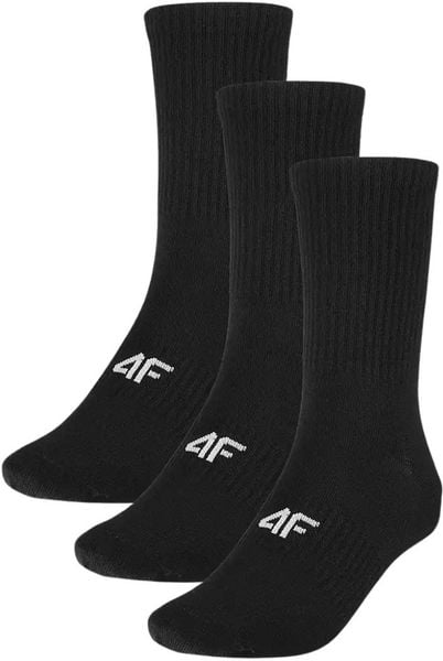 4f Skarpety Męskie długie 3-Pak czarne sportowe L. Czarne skarpety męskie 4F, bez wzorów. Za 36.70 zł.