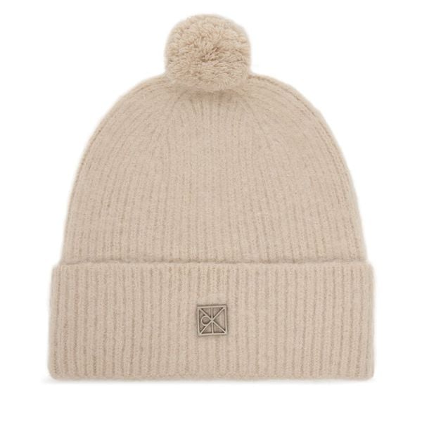 Czapka Calvin Klein. Brązowe czapki męskie Calvin Klein, na zimę, bez wzorów. Za 159.99 zł.